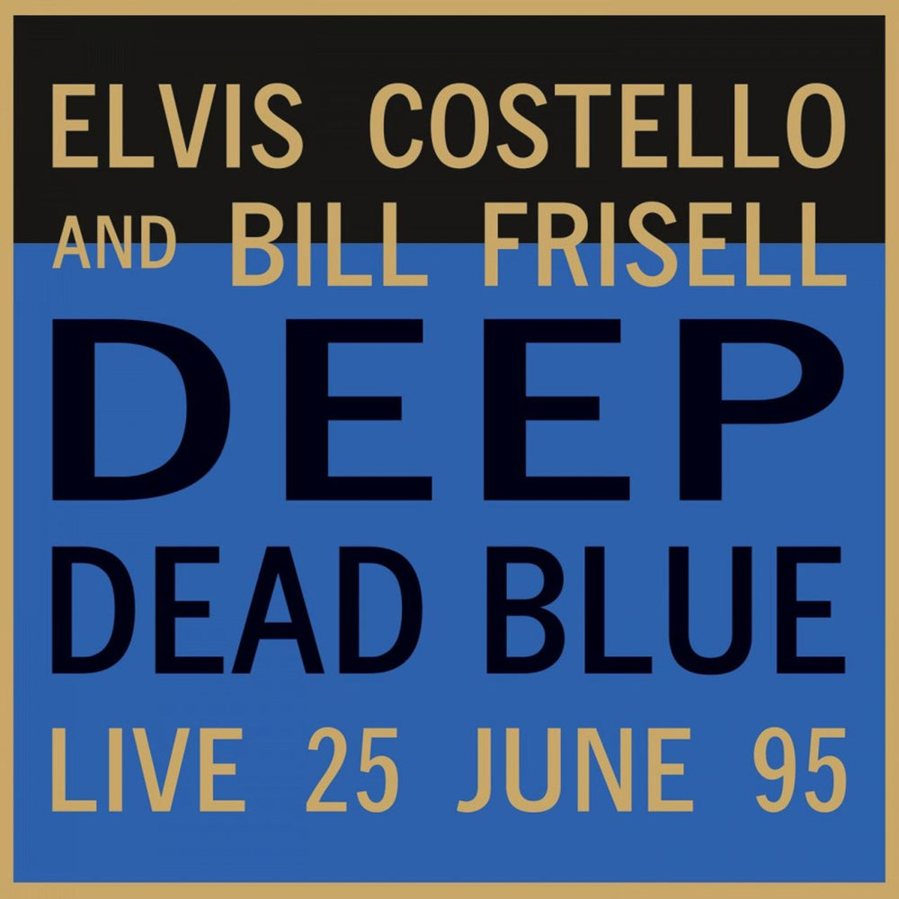 Elvis Costello Deep Dead Blue - Translucent Blue 180 Gram Vinyl UK vinyl LP album (LP record) COSLPDE797329