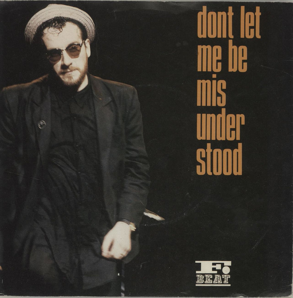 Elvis Costello Don't Let Me Be Misunderstood UK 7" vinyl single (7 inch record / 45) ZB40555