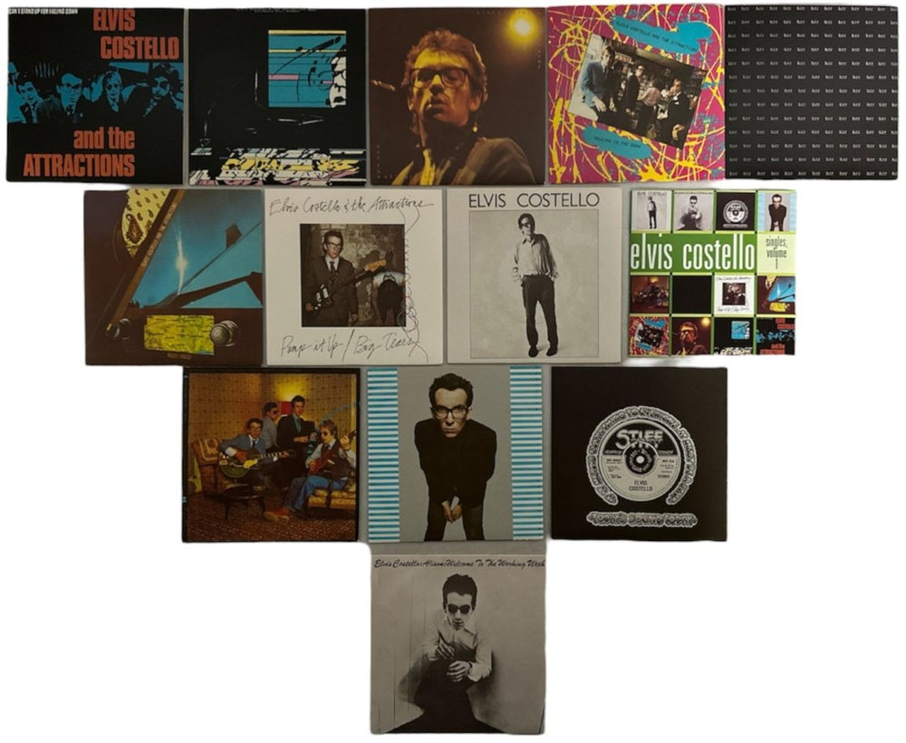 Elvis Costello Singles, Volume 1 UK CD Single Box Set COSCXSI840846