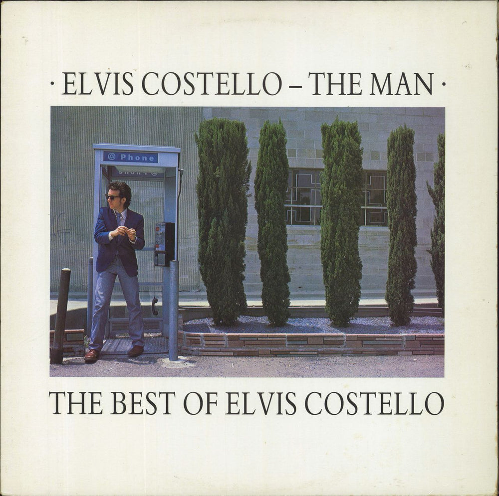 Elvis Costello The Man - The Best Of Elvis Costello UK vinyl LP album (LP record) FIEND52