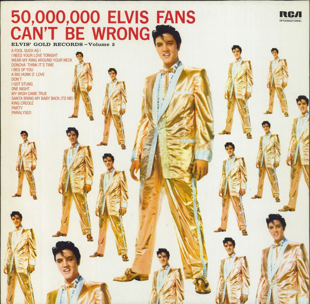 Elvis Presley 50,000,000 Elvis Fans Can't Be Wrong - EX UK vinyl LP album (LP record) NL89429