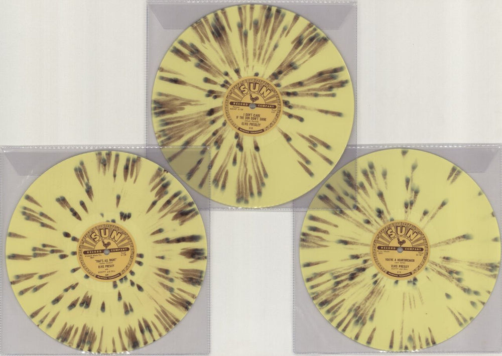 Elvis Presley 70th Anniversary Special Release US 78rpm shellac record SET OF FIVE