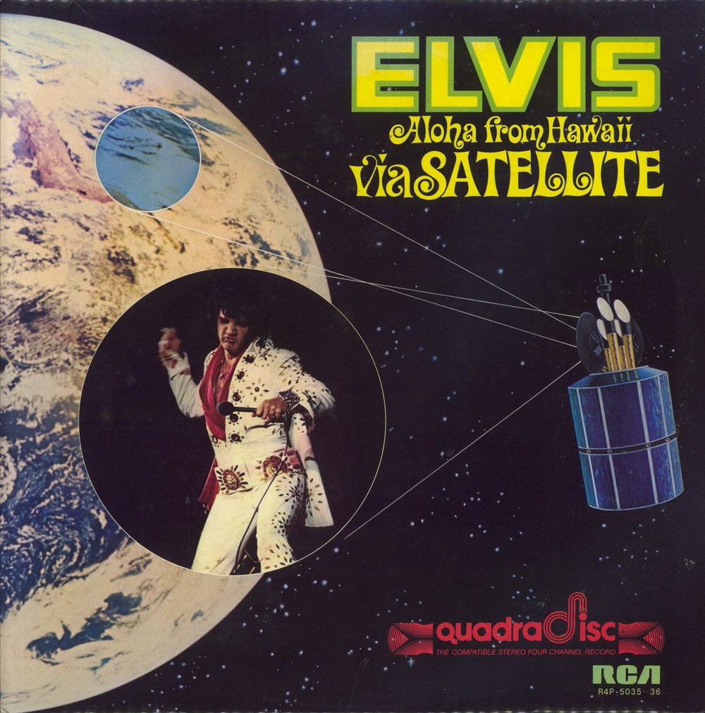 Elvis Presley Aloha From Hawaii Via Satellite Japanese Promo 2-LP vinyl record set (Double LP Album) R4P-5035~36