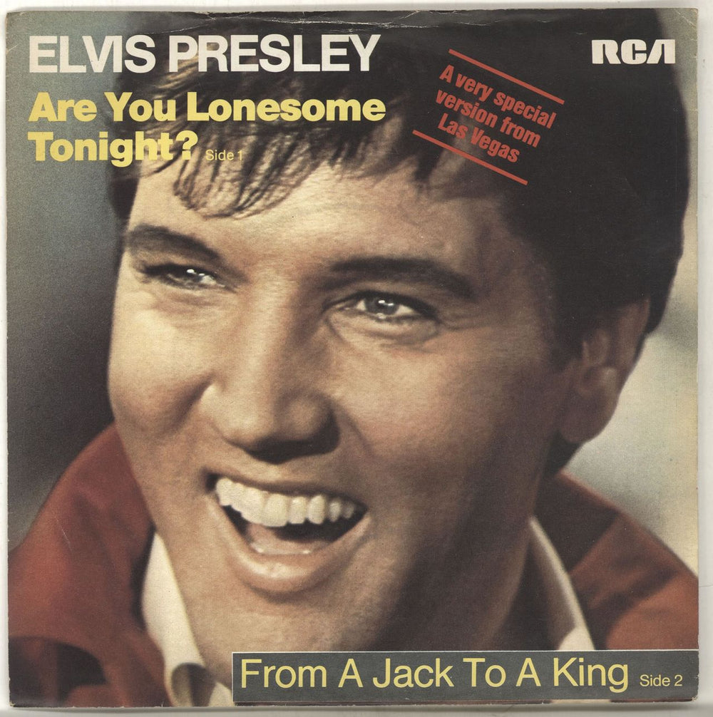 Elvis Presley Are You Lonesome Tonight? UK 7" vinyl single (7 inch record / 45) RCA196