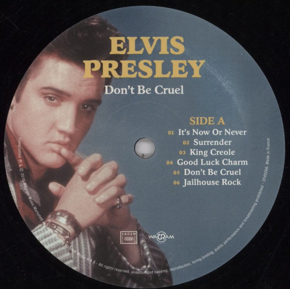 Elvis Presley Don't Be Cruel - 180g French vinyl LP album (LP record) ELVLPDO844067