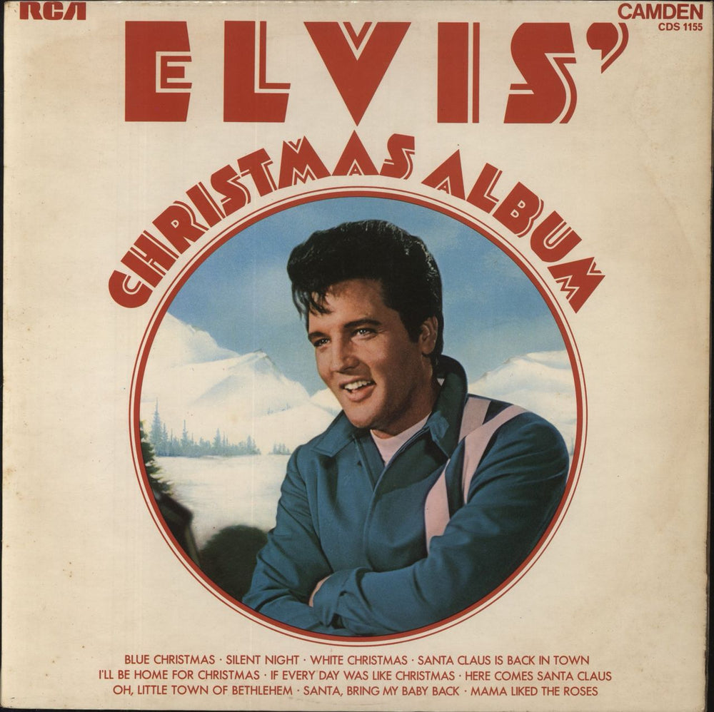 Elvis Presley Elvis' Christmas Album UK vinyl LP album (LP record) CDS1155