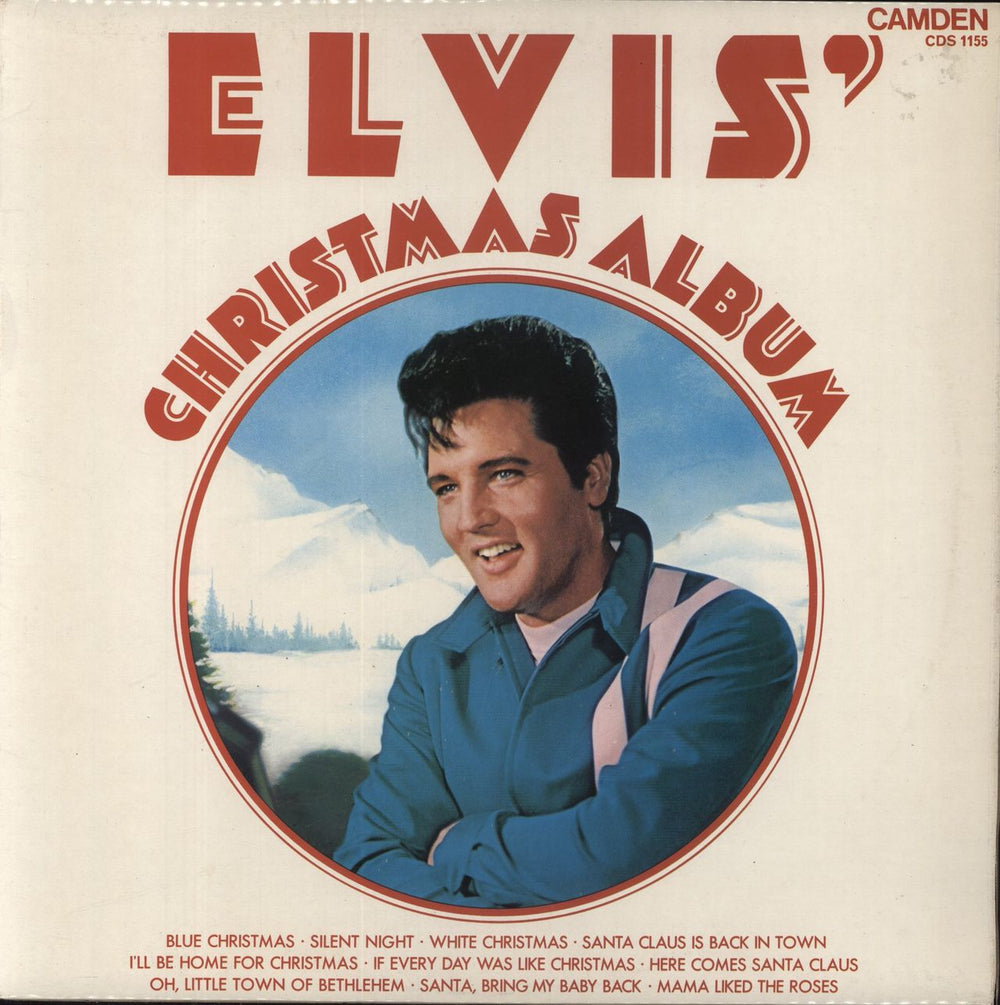 Elvis Presley Elvis' Christmas Album UK vinyl LP album (LP record) CDS1155