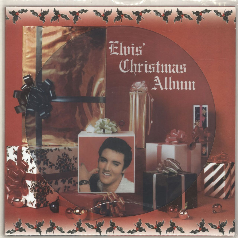 Elvis Presley Elvis' Christmas Album UK picture disc LP (vinyl picture disc album) DOS606HP