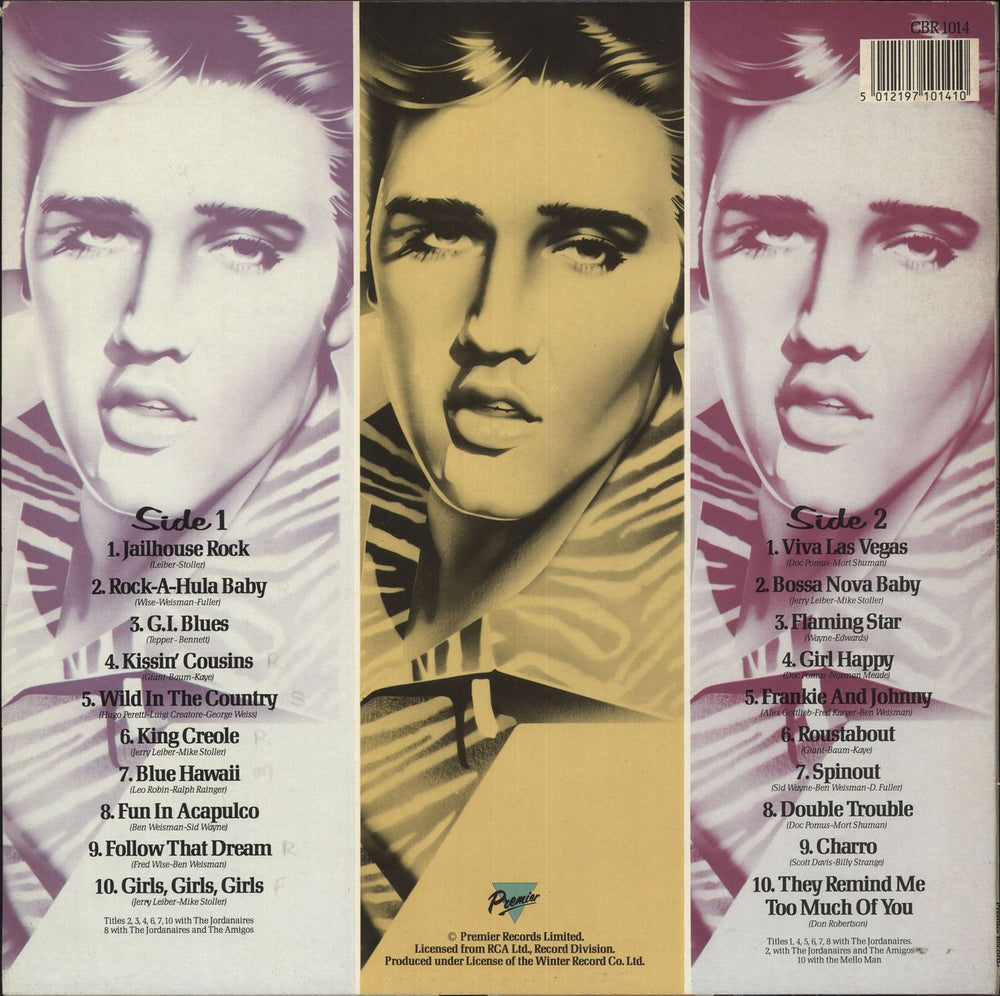 Elvis Presley Elvis In Hollywood UK vinyl LP album (LP record)