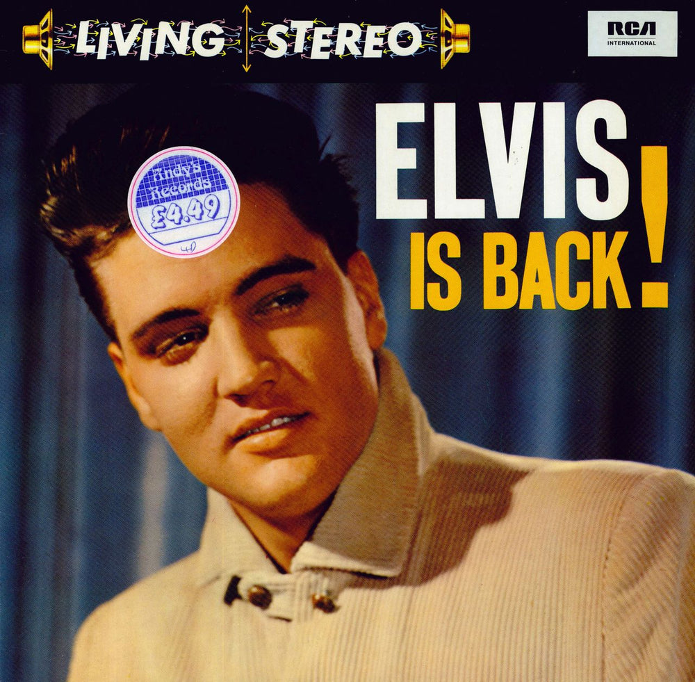 Elvis Presley Elvis Is Back! German vinyl LP album (LP record) NL89013