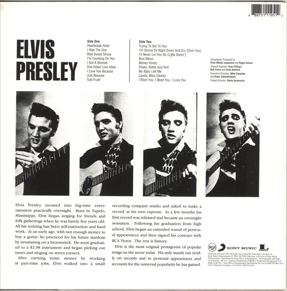 Elvis Presley Elvis Presley - 180g UK vinyl LP album (LP record) 888751119512