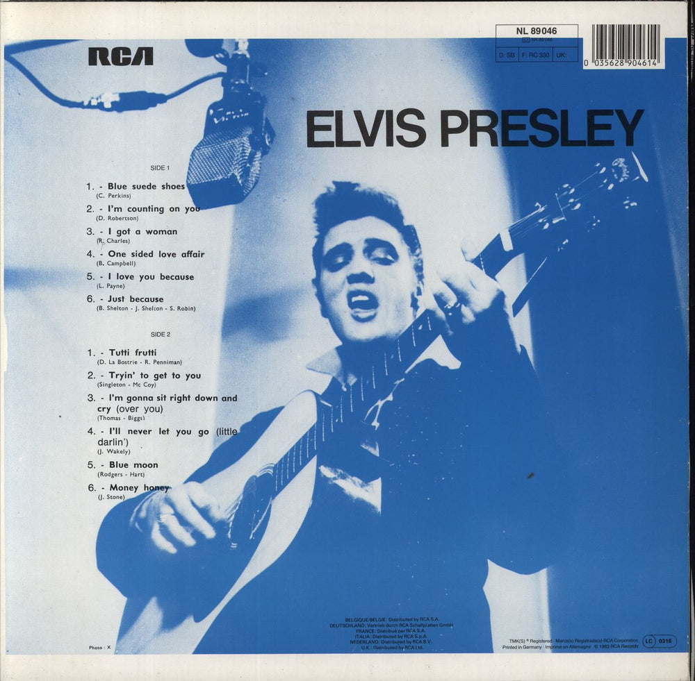 Elvis Presley Elvis Presley UK vinyl LP album (LP record) 035628904614