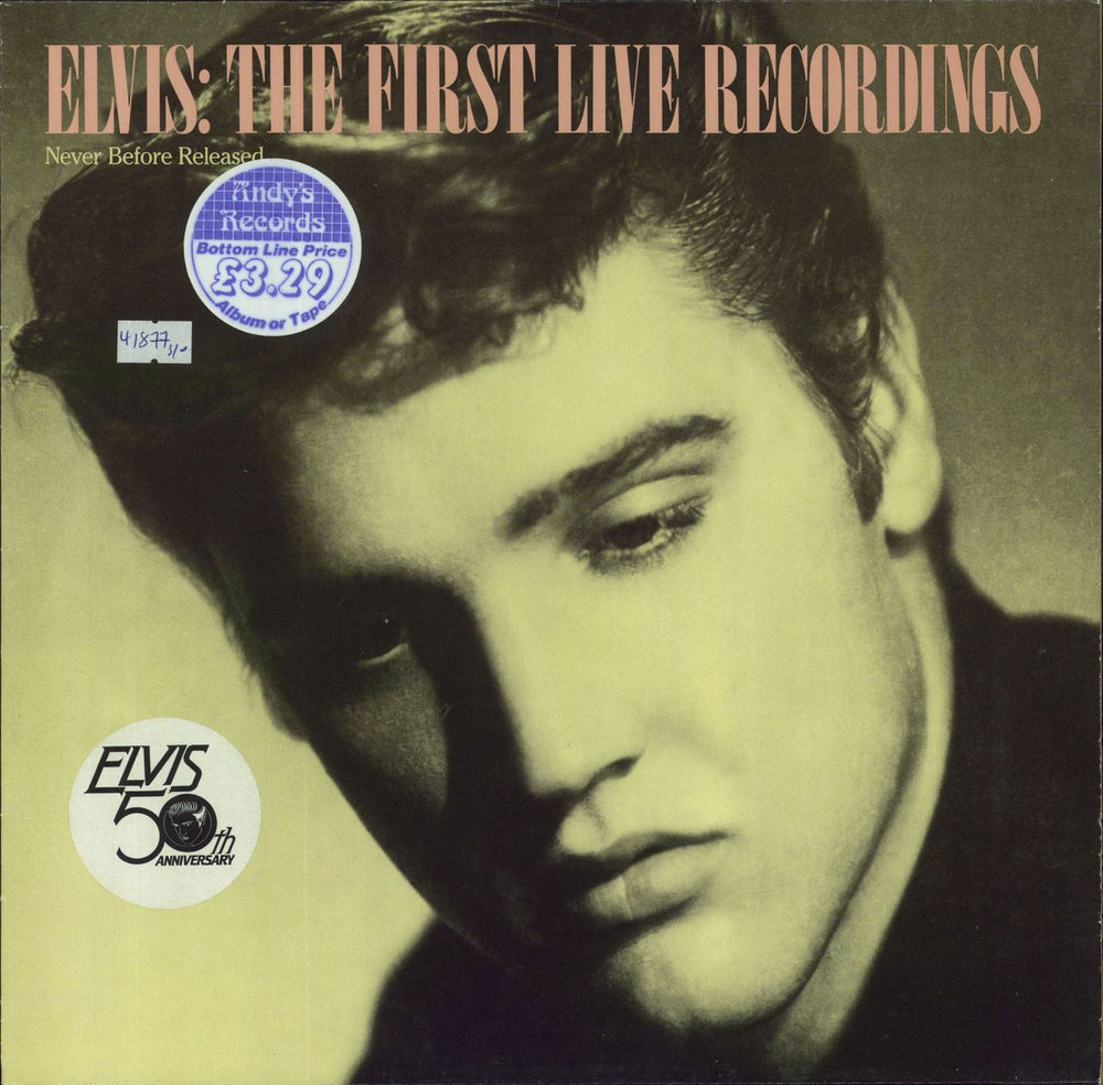 Elvis Presley Elvis: The First Live Recordings - Hype Stickered Sleeve German vinyl LP album (LP record) PG89387