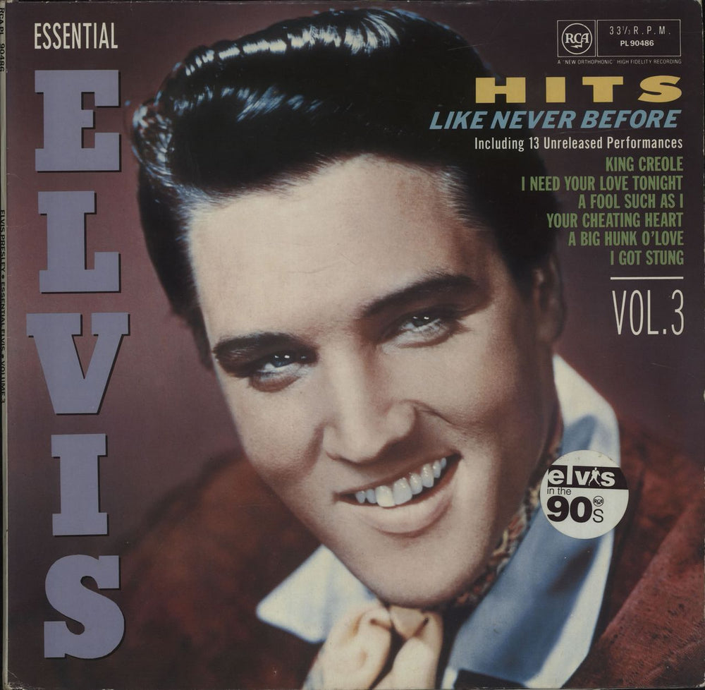 Elvis Presley Essential Elvis Volume 3 - Hits Like Never Before German vinyl LP album (LP record) PL90486