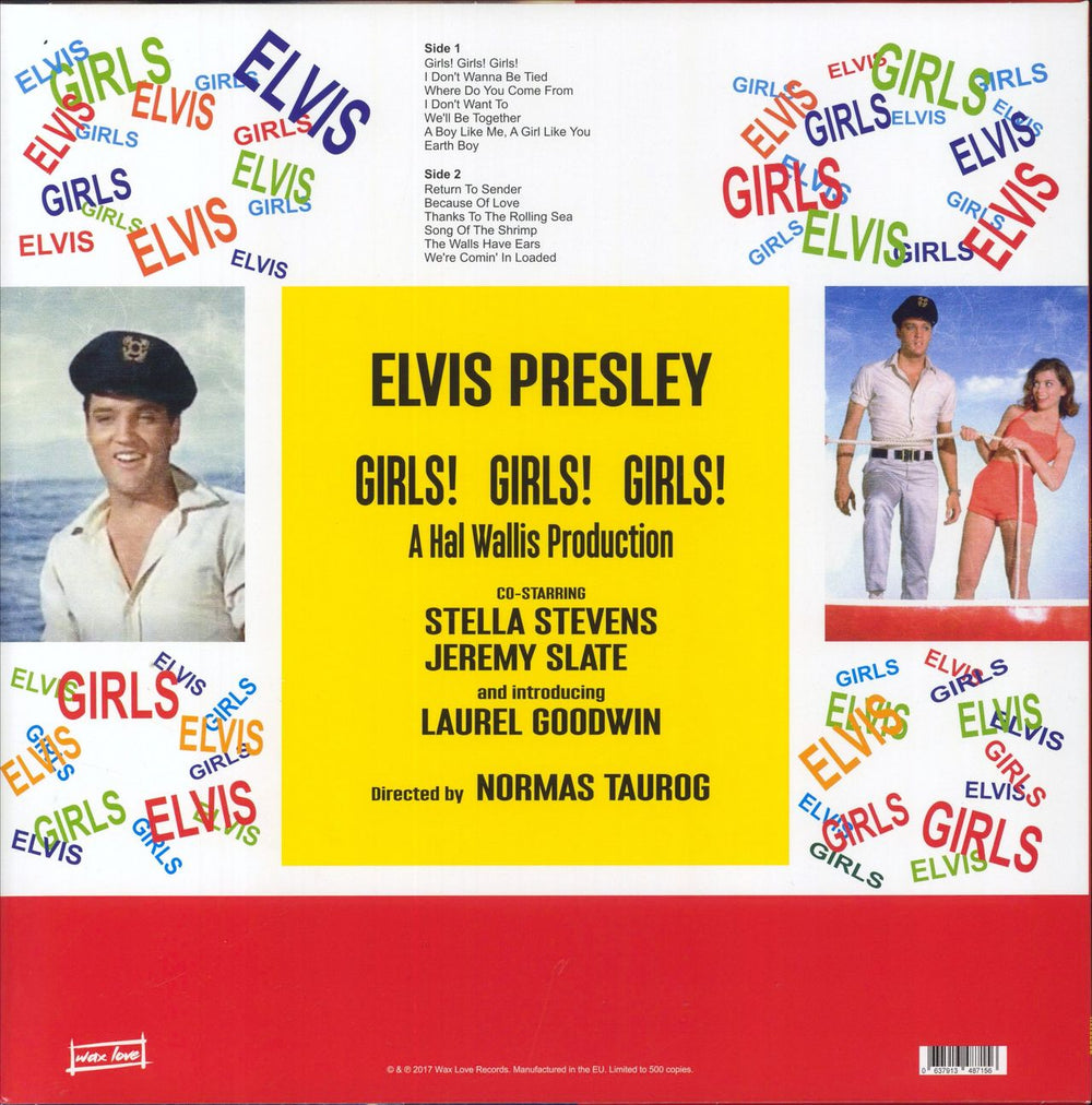 Elvis Presley Girls! Girls! Girls! - 180g UK vinyl LP album (LP record) 637913487156