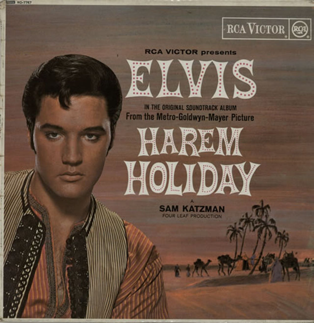 Elvis Presley Harem Holiday - 1st - VG UK vinyl LP album (LP record) RD-7767