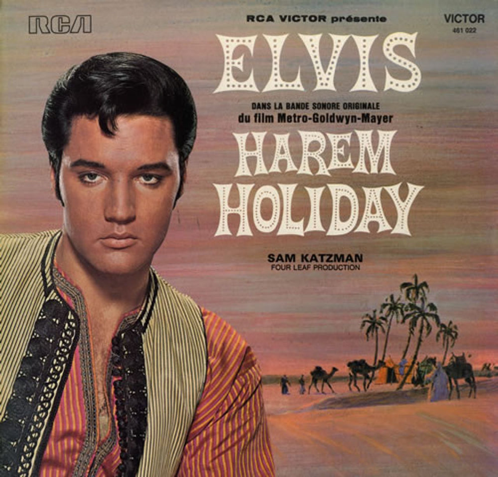 Elvis Presley Harem Holiday French vinyl LP album (LP record) 461022