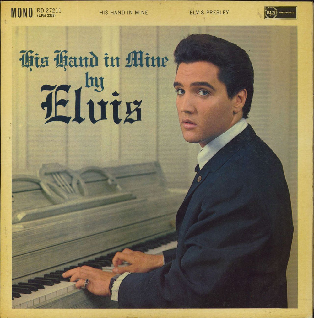 Elvis Presley His Hand In Mine - 1st - EX UK vinyl LP album (LP record) RD-27211