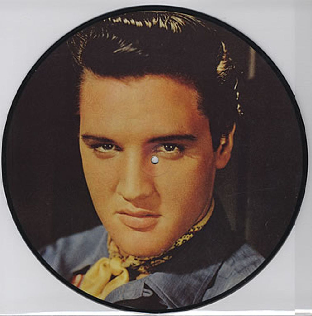 Elvis Presley Hot Dog - Calendar insert Danish picture disc LP (vinyl picture disc album) AR-30019