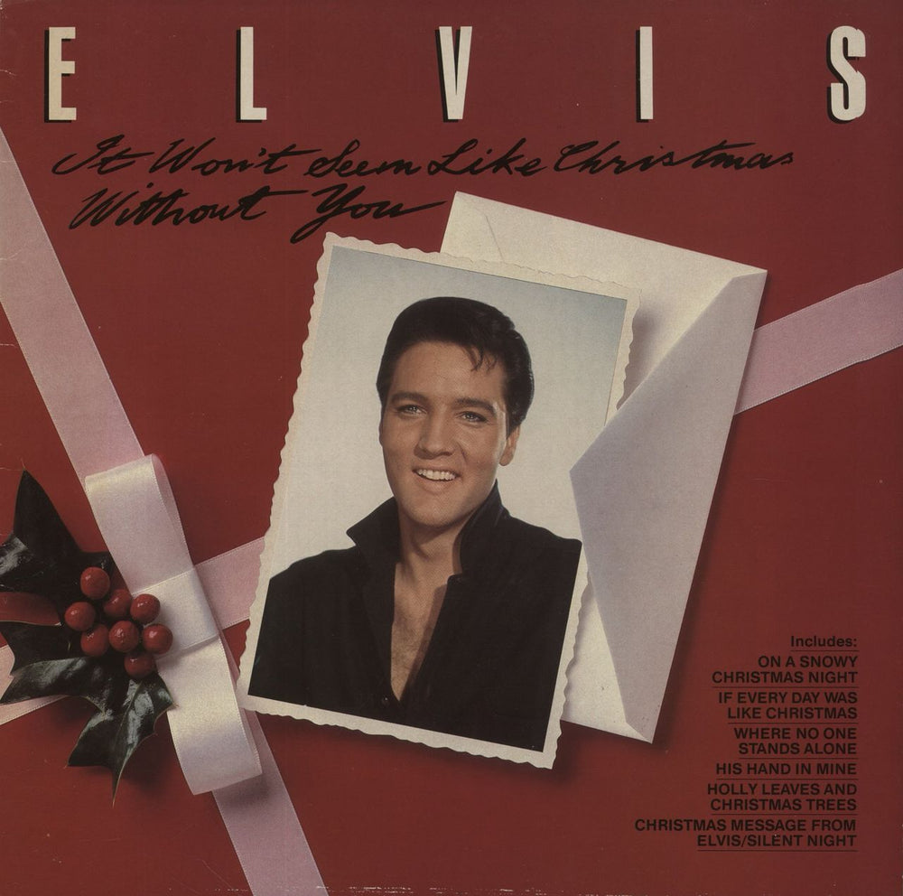 Elvis Presley It Won't Seem Like Christmas Without You UK vinyl LP album (LP record) INTS5235