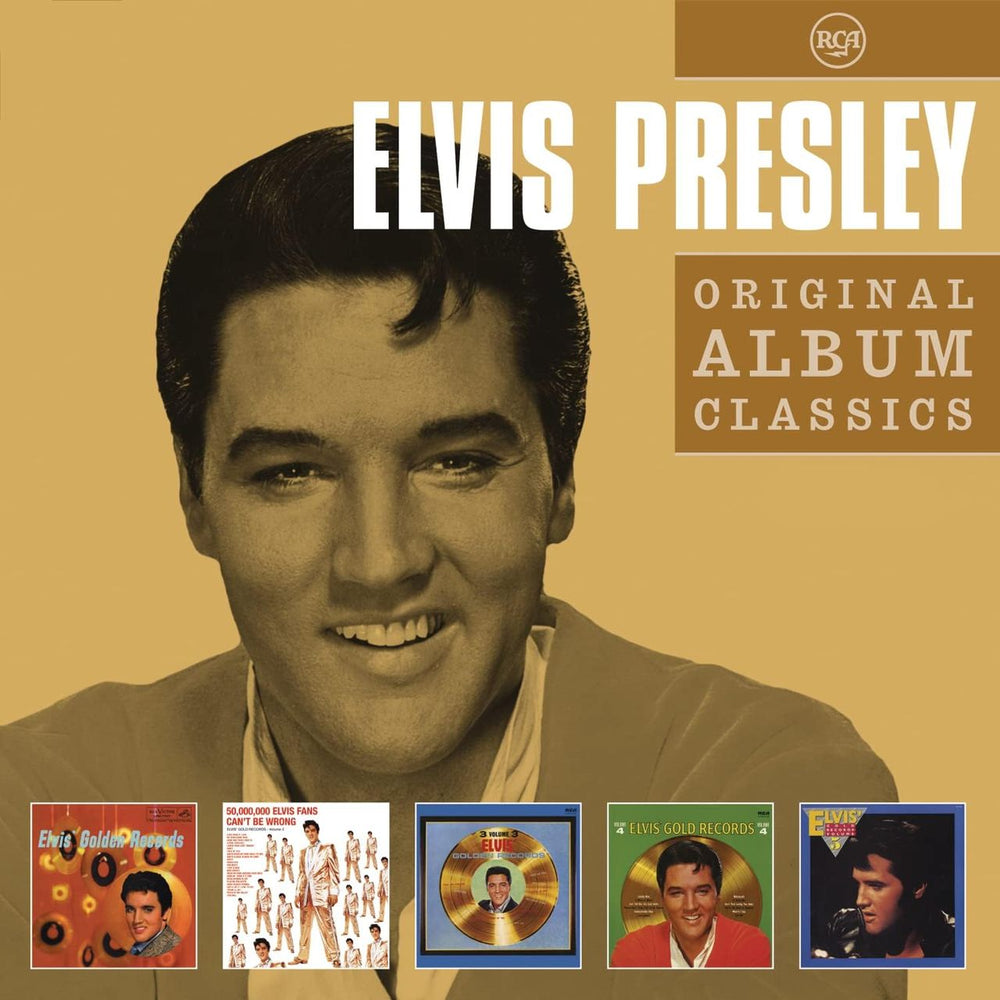 Elvis Presley Original Album Classics - Gold Records UK 5-CD album set 88697928882