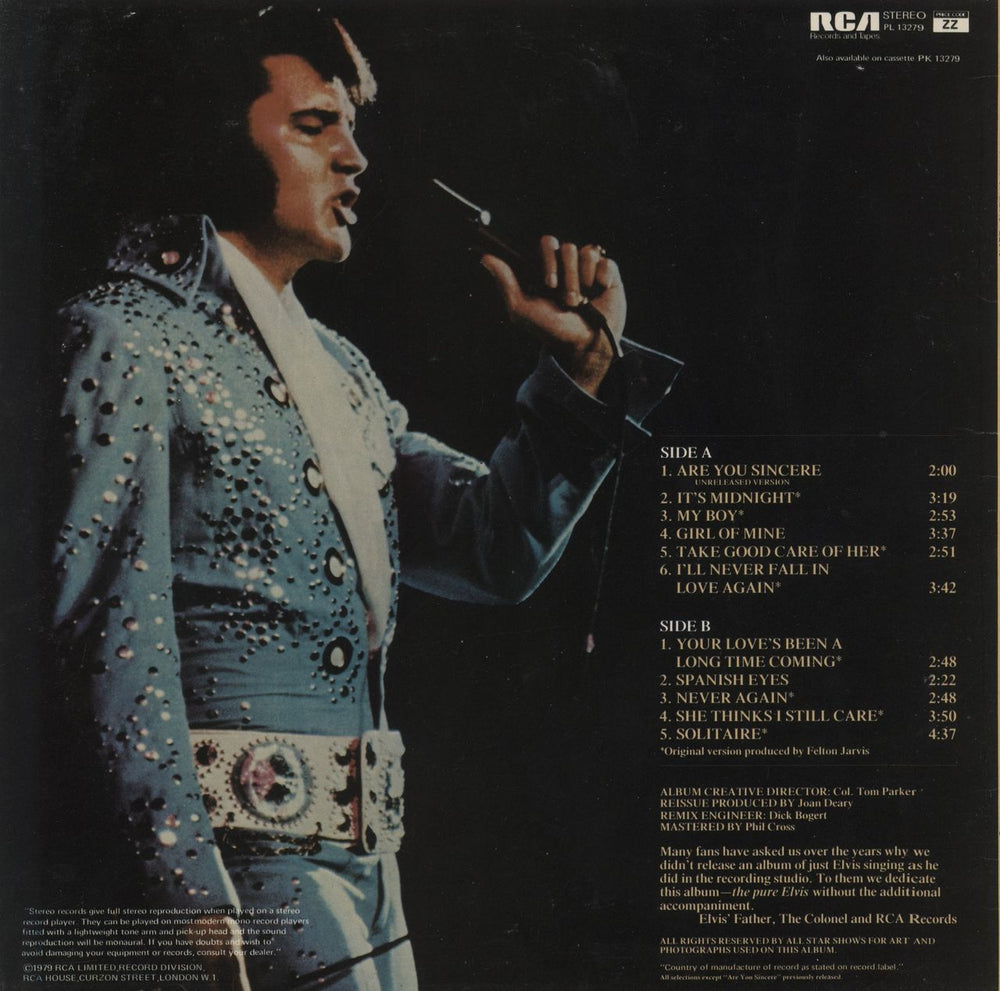 Elvis Presley Our Memories Of Elvis UK vinyl LP album (LP record)