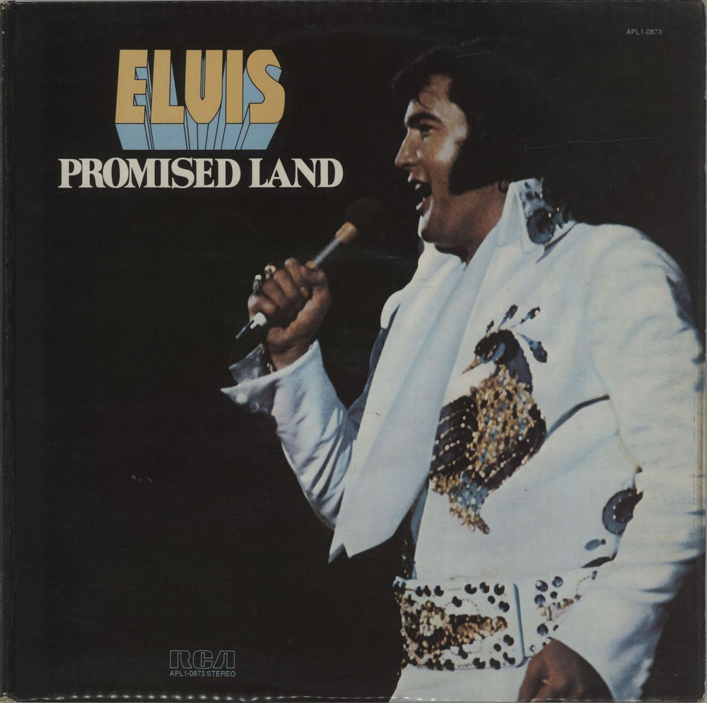 Elvis Presley Promised Land UK vinyl LP album (LP record) APL1-0873