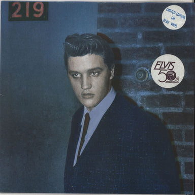 Elvis Presley Reconsider Baby - Blue Vinyl - Double stickered German vinyl LP album (LP record) PL85418