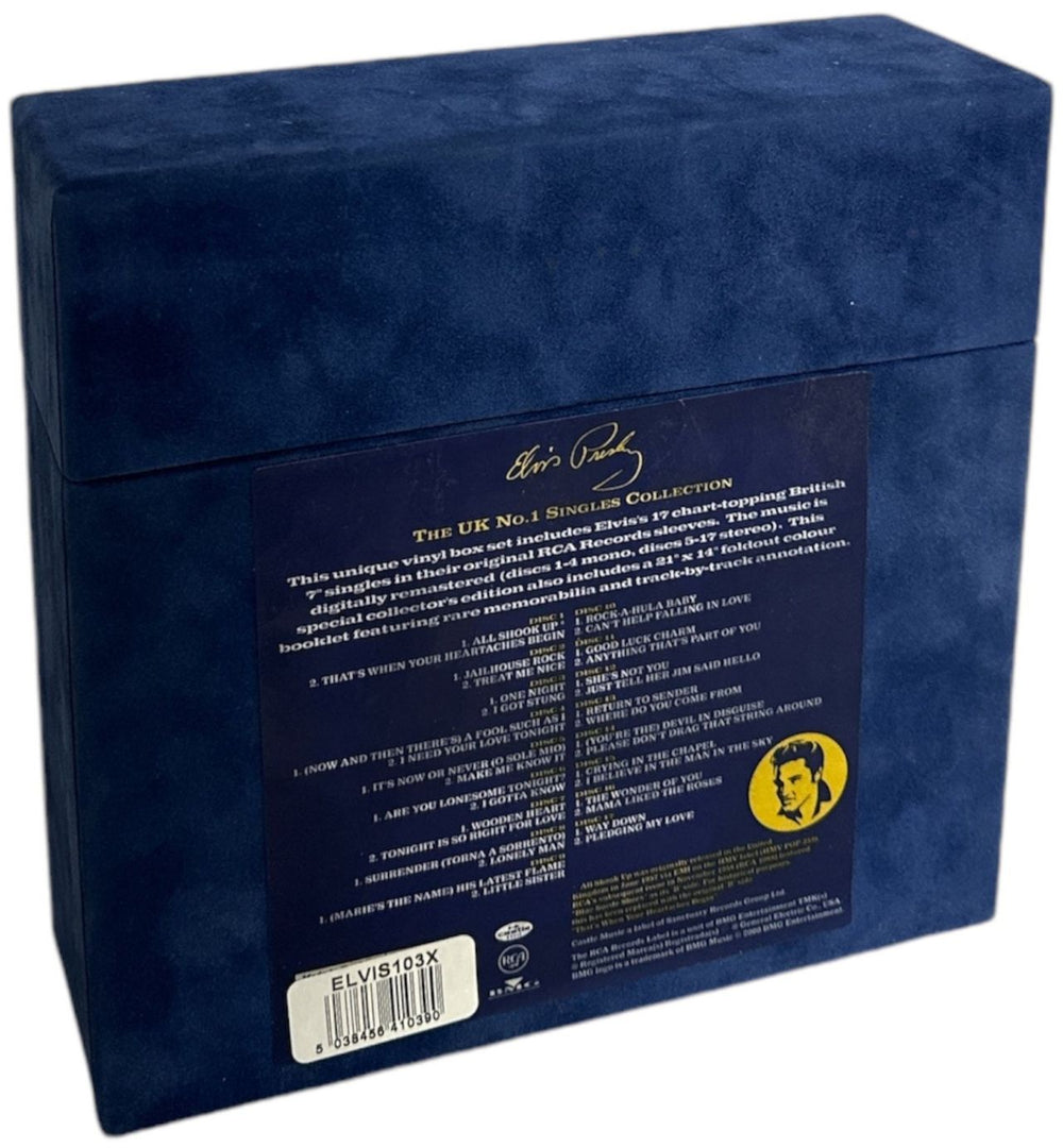 Elvis Presley The UK No.1 Singles Collection UK 7" single box set 5038456410390