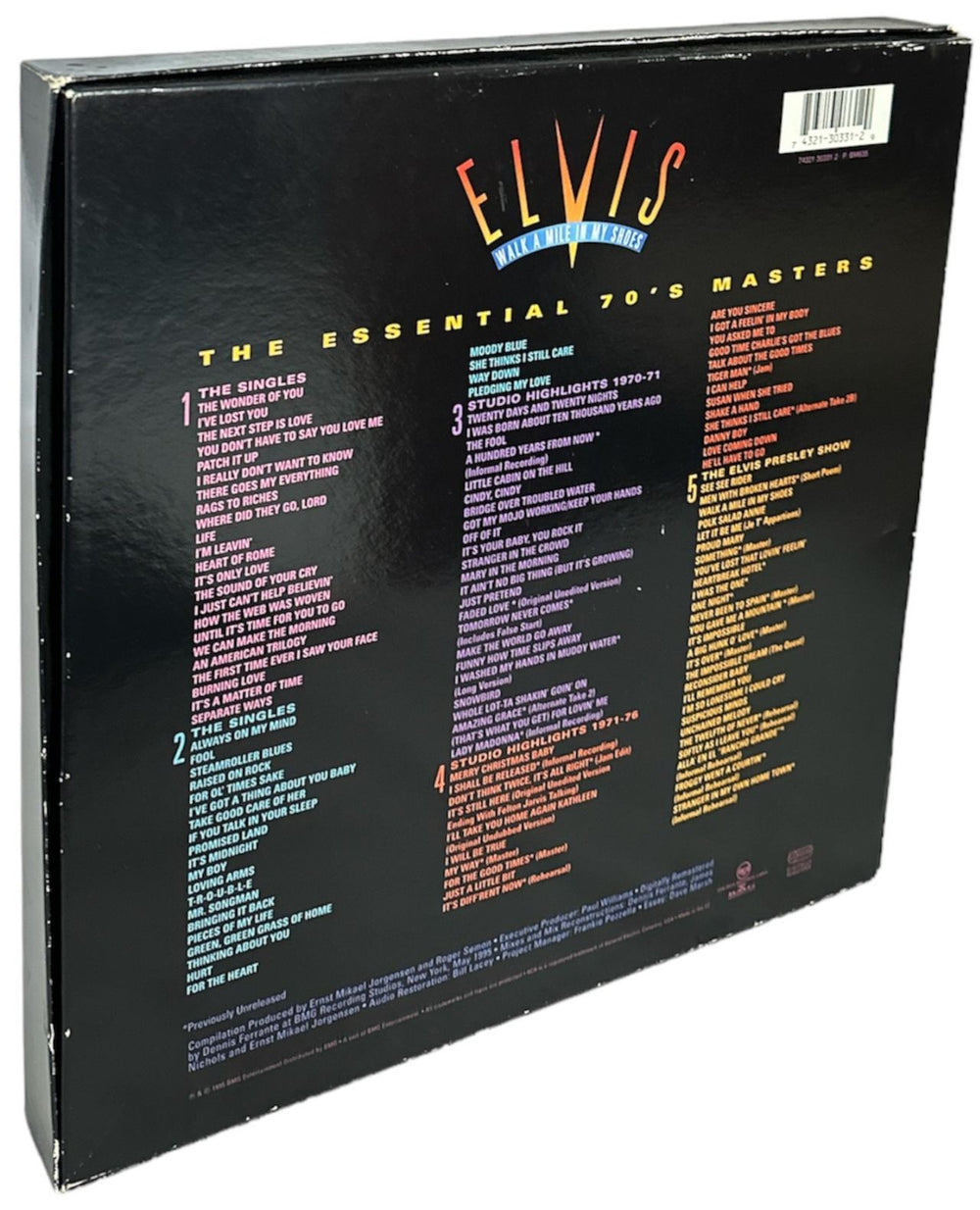 Elvis Presley Walk A Mile In My Shoes - EX UK Cd album box set 