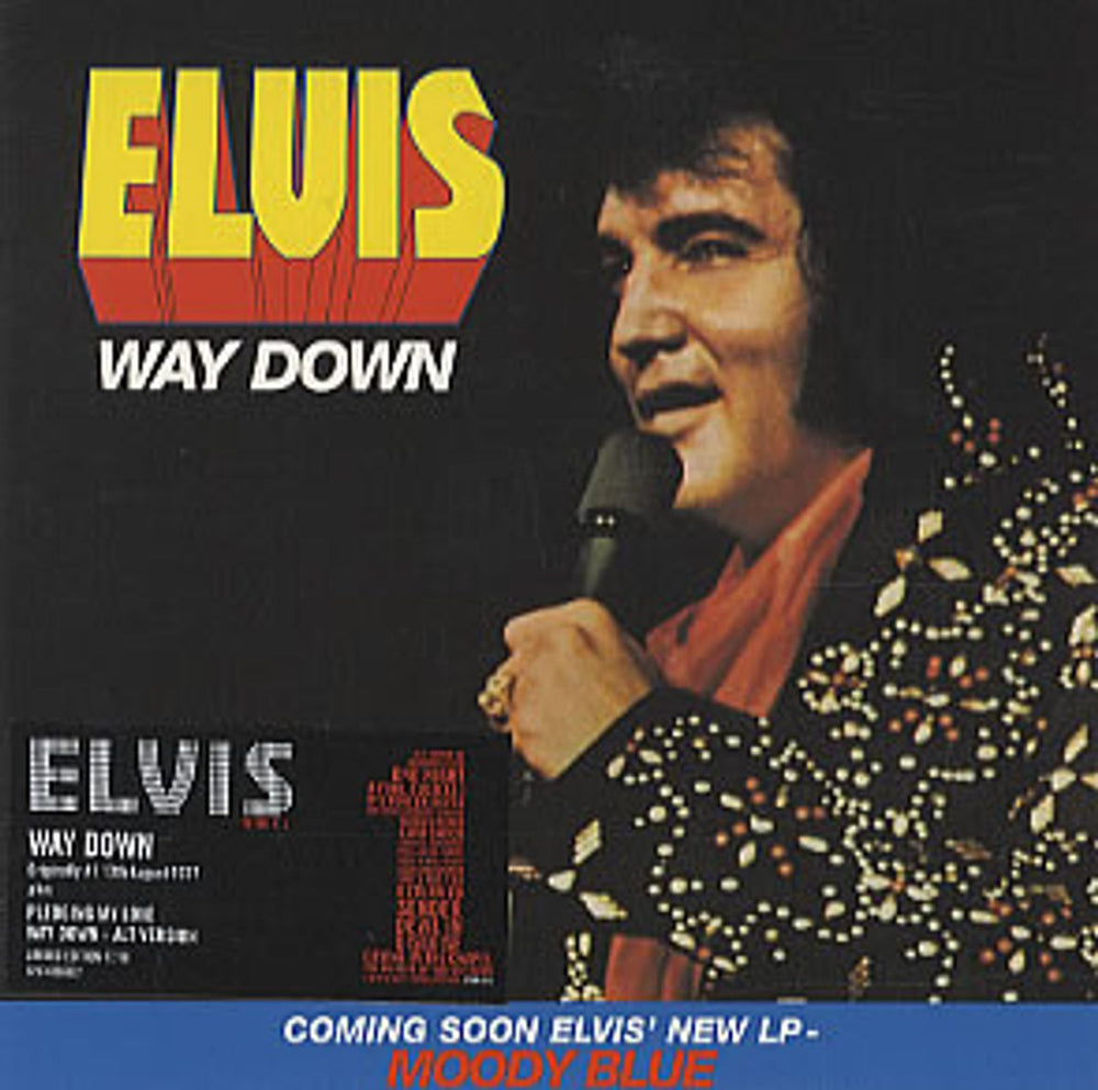 Elvis Presley Way Down [Numbered] UK CD single (CD5 / 5") 82876666822