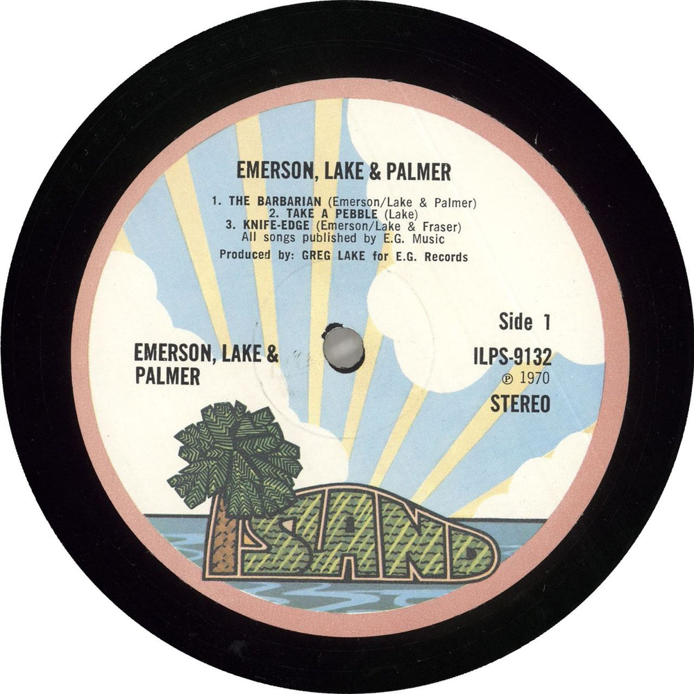 Emerson Lake & Palmer Emerson Lake & Palmer - 2nd - EX UK vinyl LP album (LP record) ELPLPEM716222