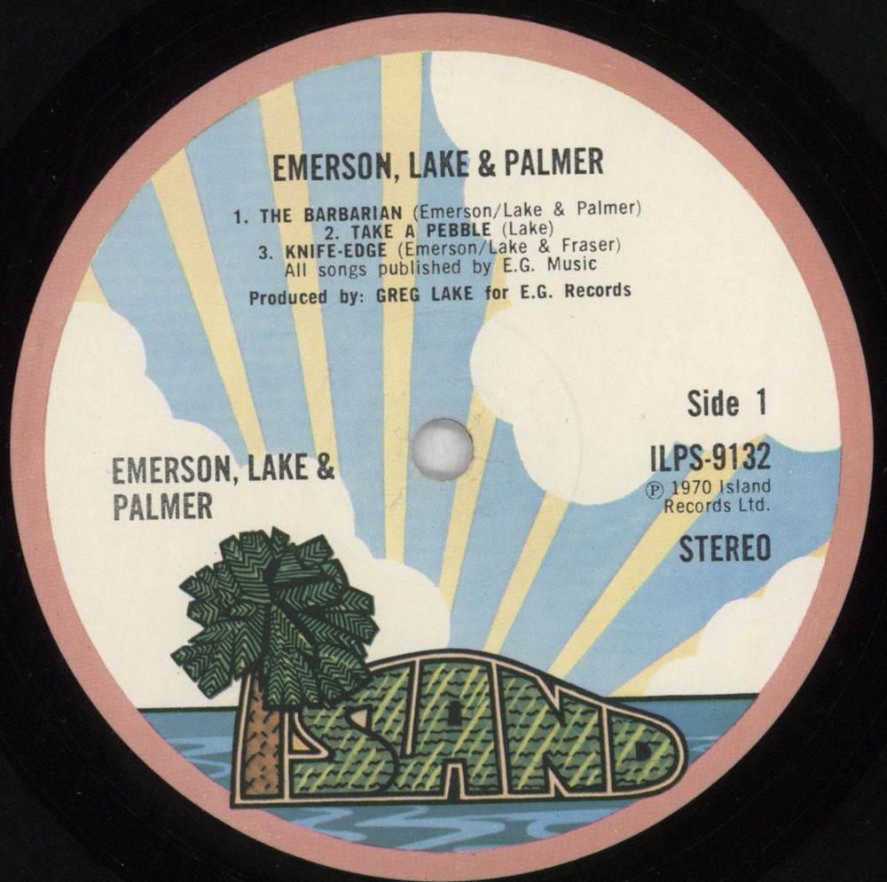 Emerson Lake & Palmer Emerson Lake & Palmer - 3rd UK vinyl LP album (LP record) ELPLPEM818922