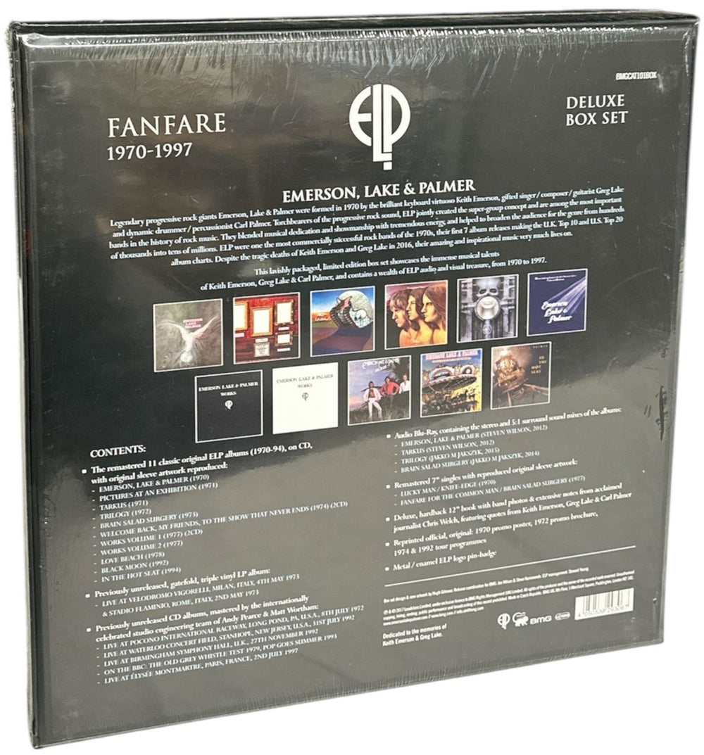 Emerson Lake & Palmer Fanfare 1970 - 1997 - Sealed UK Vinyl Box Set 4050538293067