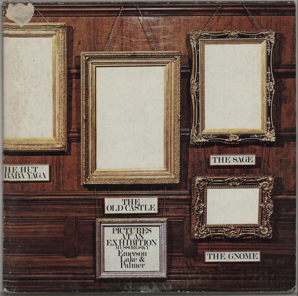 Emerson Lake & Palmer Pictures At An Exhibition - 1st - EX UK vinyl LP album (LP record) HELP1