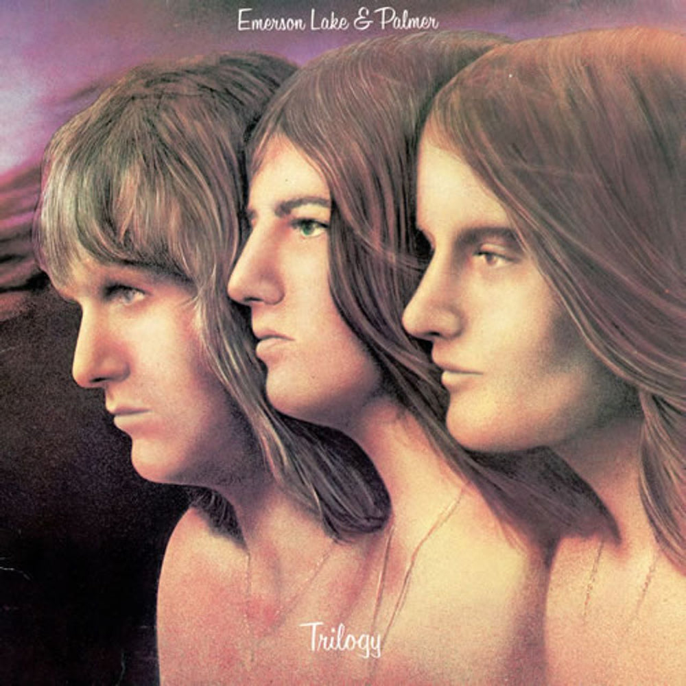 Emerson Lake & Palmer Trilogy UK vinyl LP album (LP record) K43505