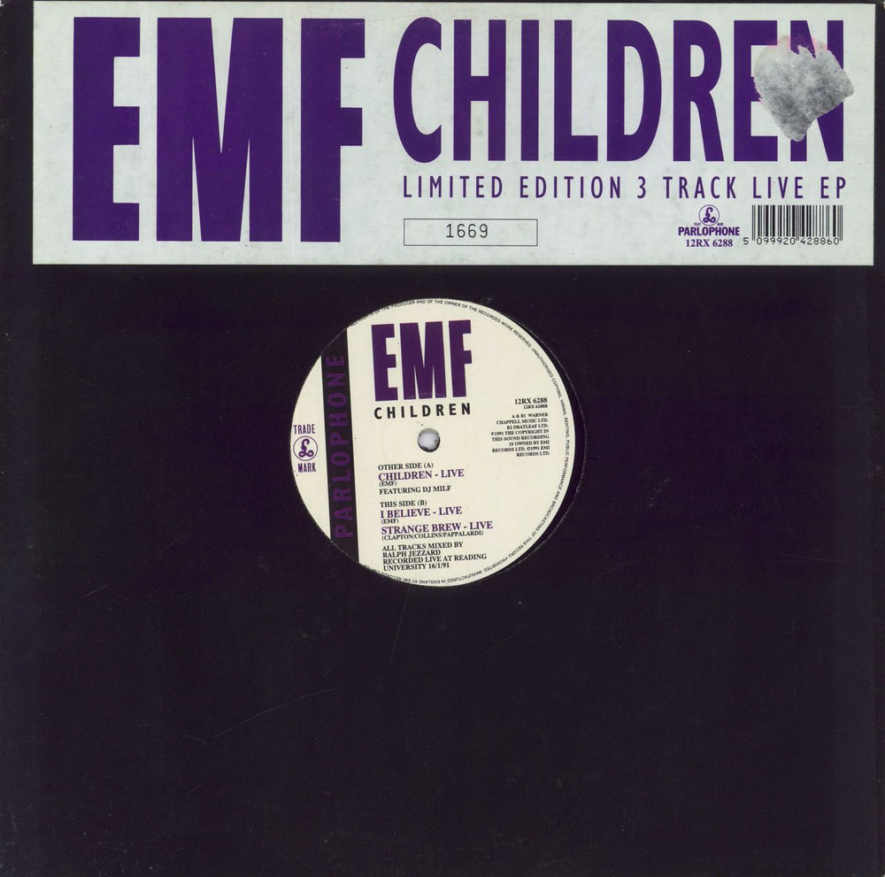 EMF Children UK 12" vinyl single (12 inch record / Maxi-single) 12RX6288