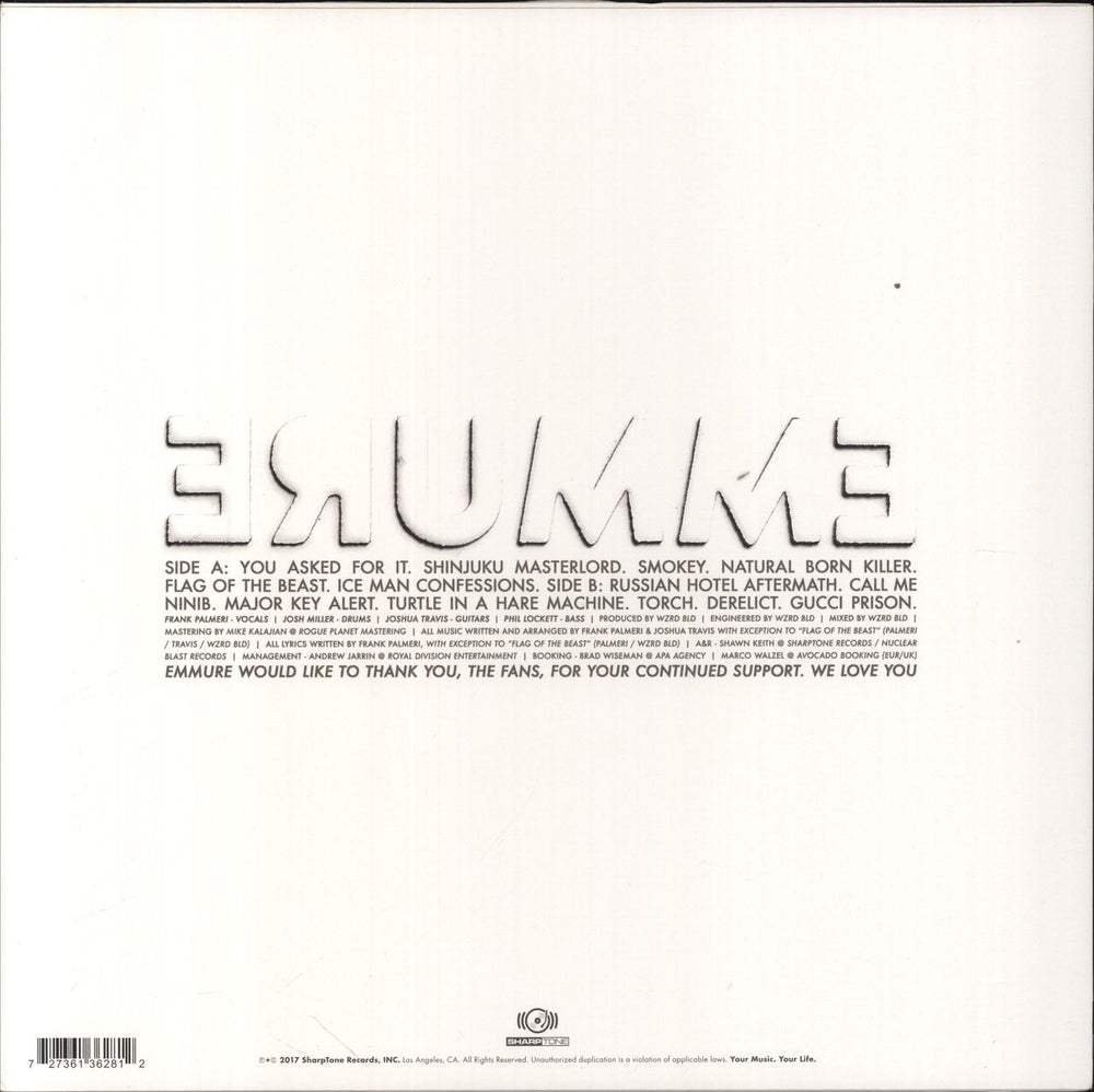 Emmure Look At Yourself UK vinyl LP album (LP record) 727361362812