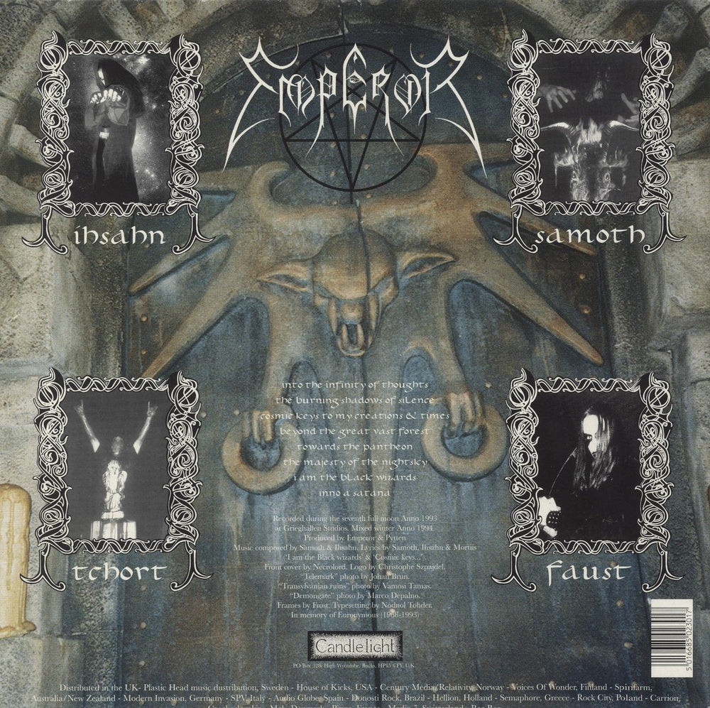 Emperor In The Nightside Eclipse - 1st UK vinyl LP album (LP record) 602567692300