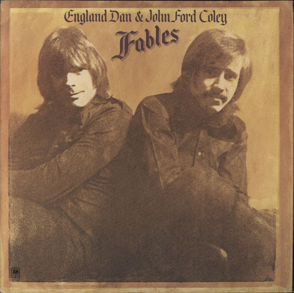 England Dan & John Ford Coley Fables US vinyl LP album (LP record) SP-4350