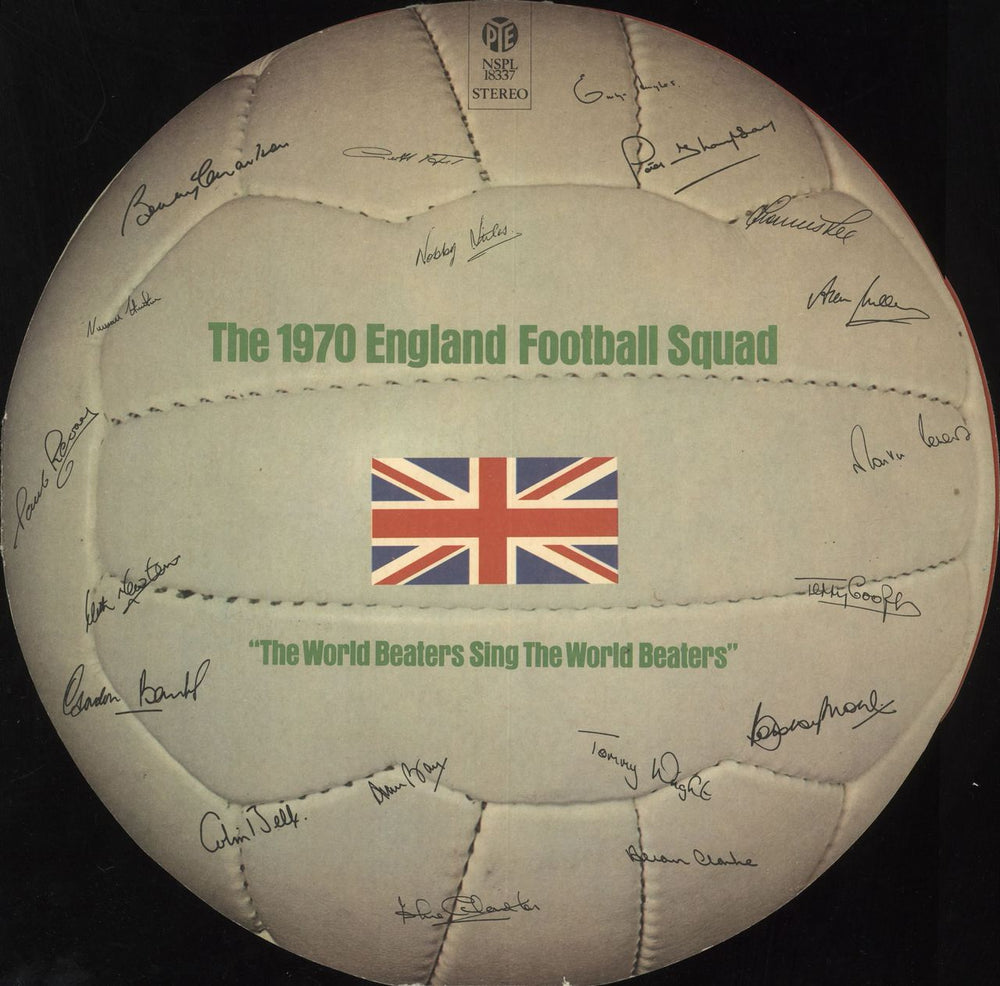 England Football Squad The World Beaters Sing The World Beaters - VG UK vinyl LP album (LP record) NSPL18337