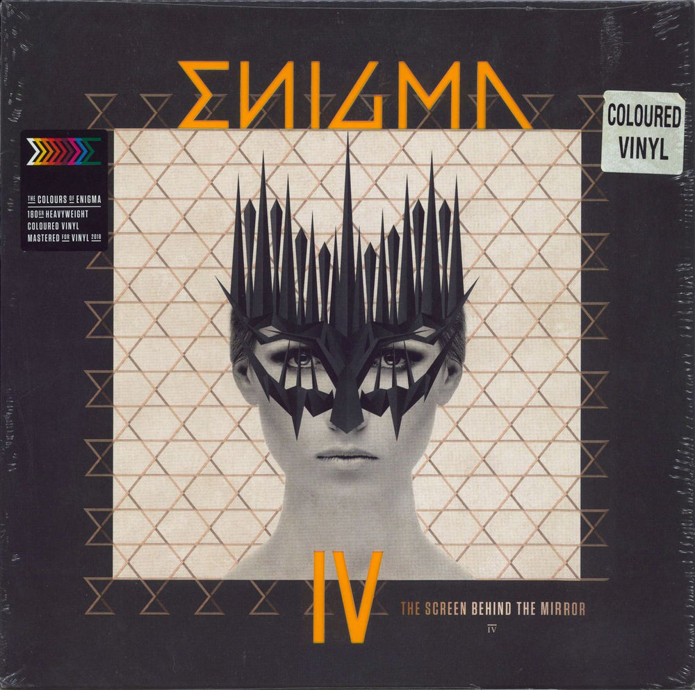 Enigma The Screen Behind The Mirror - 180gram Orange Vinyl - Sealed UK vinyl LP album (LP record) 5736196