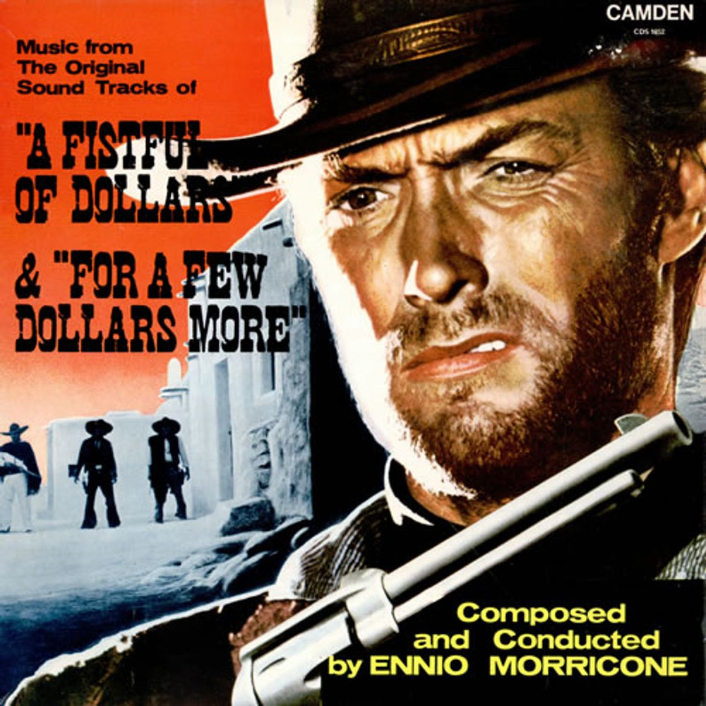 Ennio Morricone A Fistful Of Dollars / For A Few Dollars More UK vinyl LP album (LP record) CDS1052