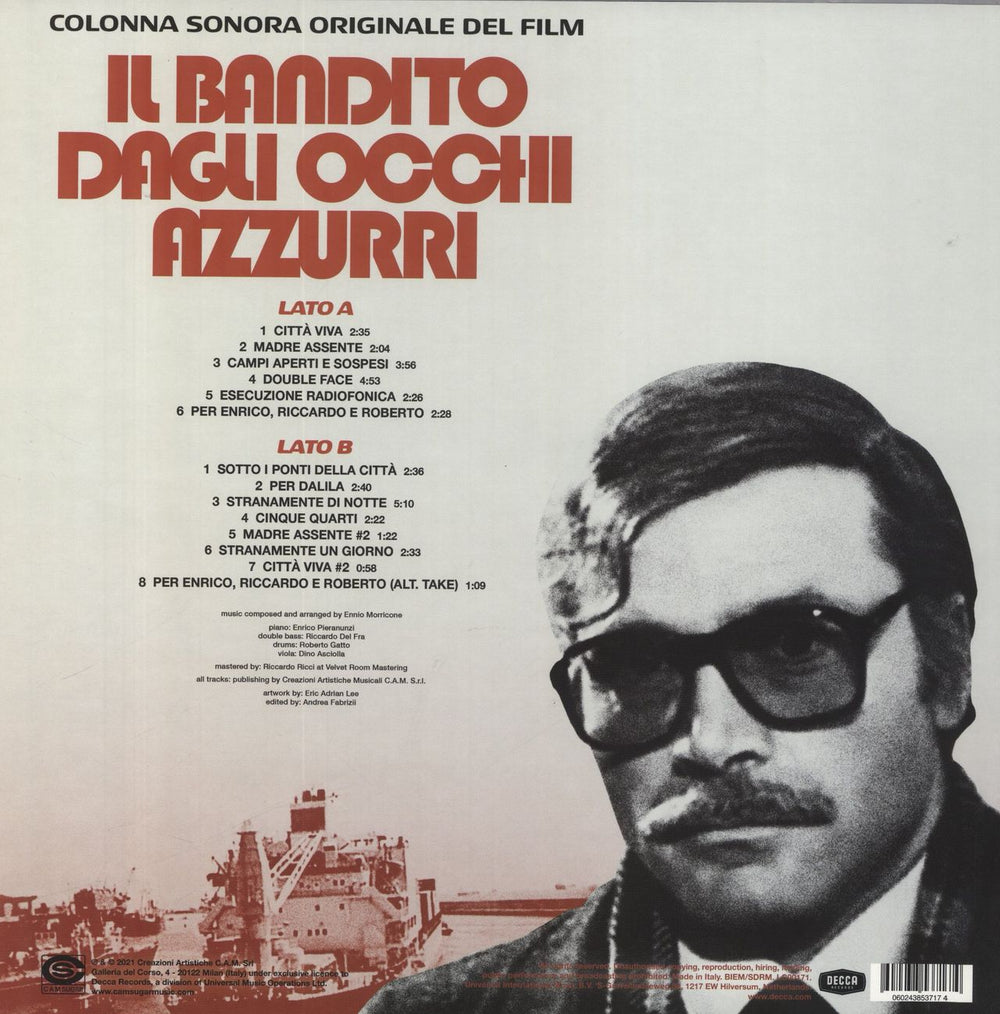 Ennio Morricone (Colonna Sonora Originale Del Film) Il Bandito Dagli Occhi Azzurri German vinyl LP album (LP record) 0602438537174