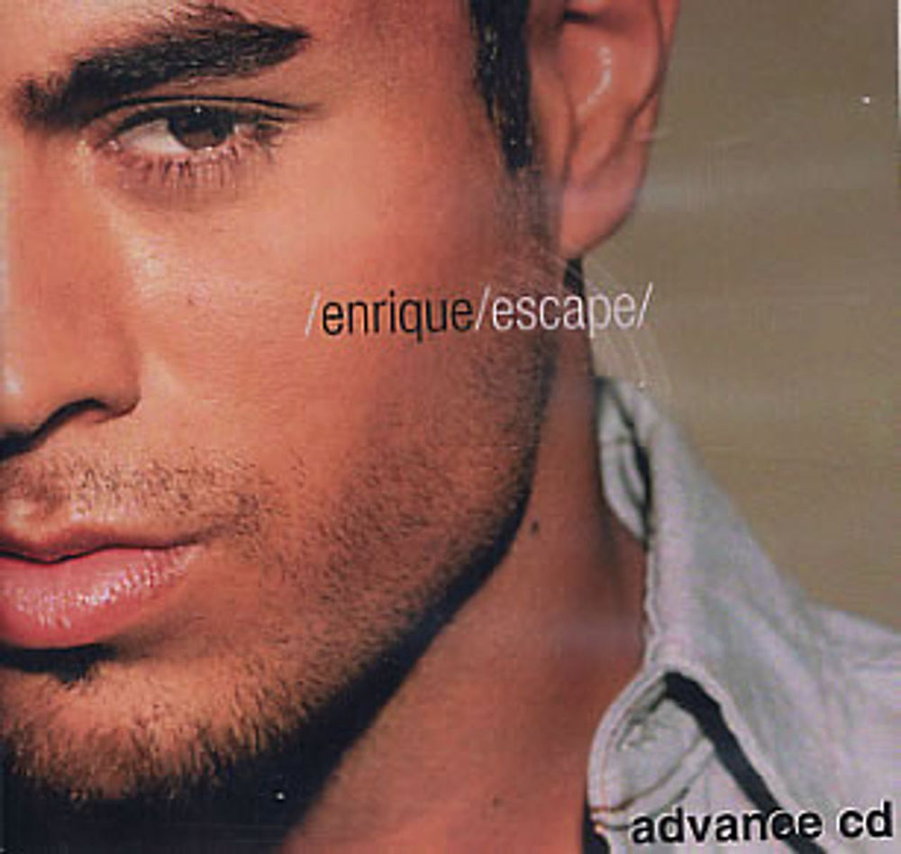 Enrique Iglesias Escape US Promo CD-R acetate CD-R ACETATE