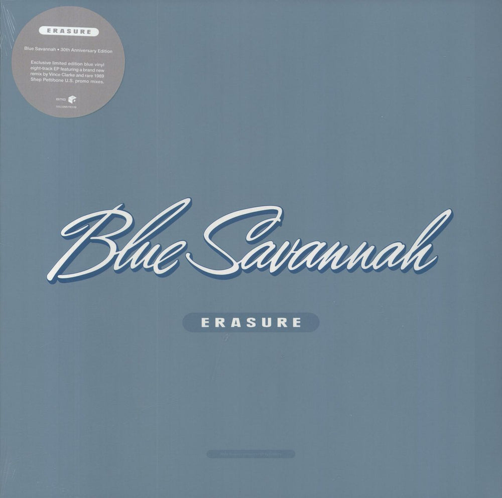 Erasure Blue Savannah - Blue Vinyl - RSD 2020 - Sealed UK 12" vinyl single (12 inch record / Maxi-single) XXL12MUTE109