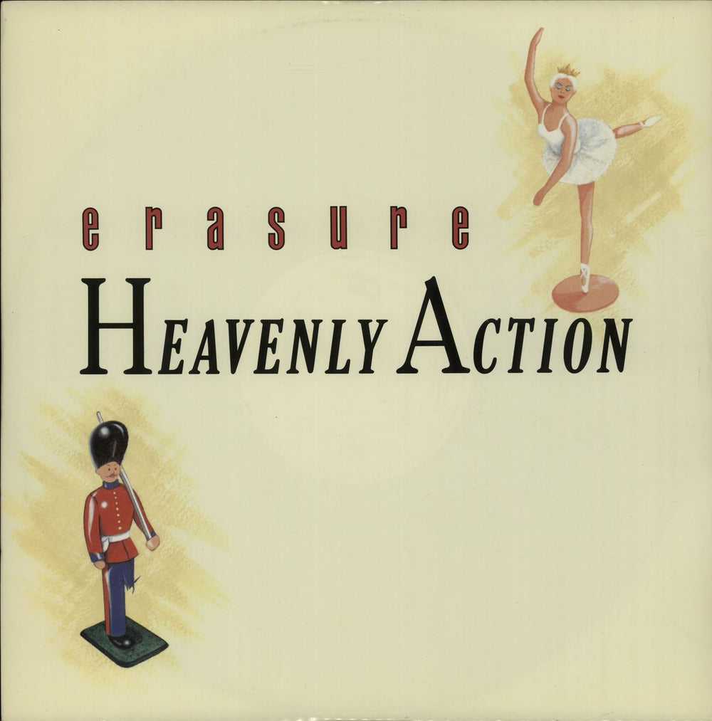 Erasure Heavenly Action UK 12" vinyl single (12 inch record / Maxi-single) 12MUTE042