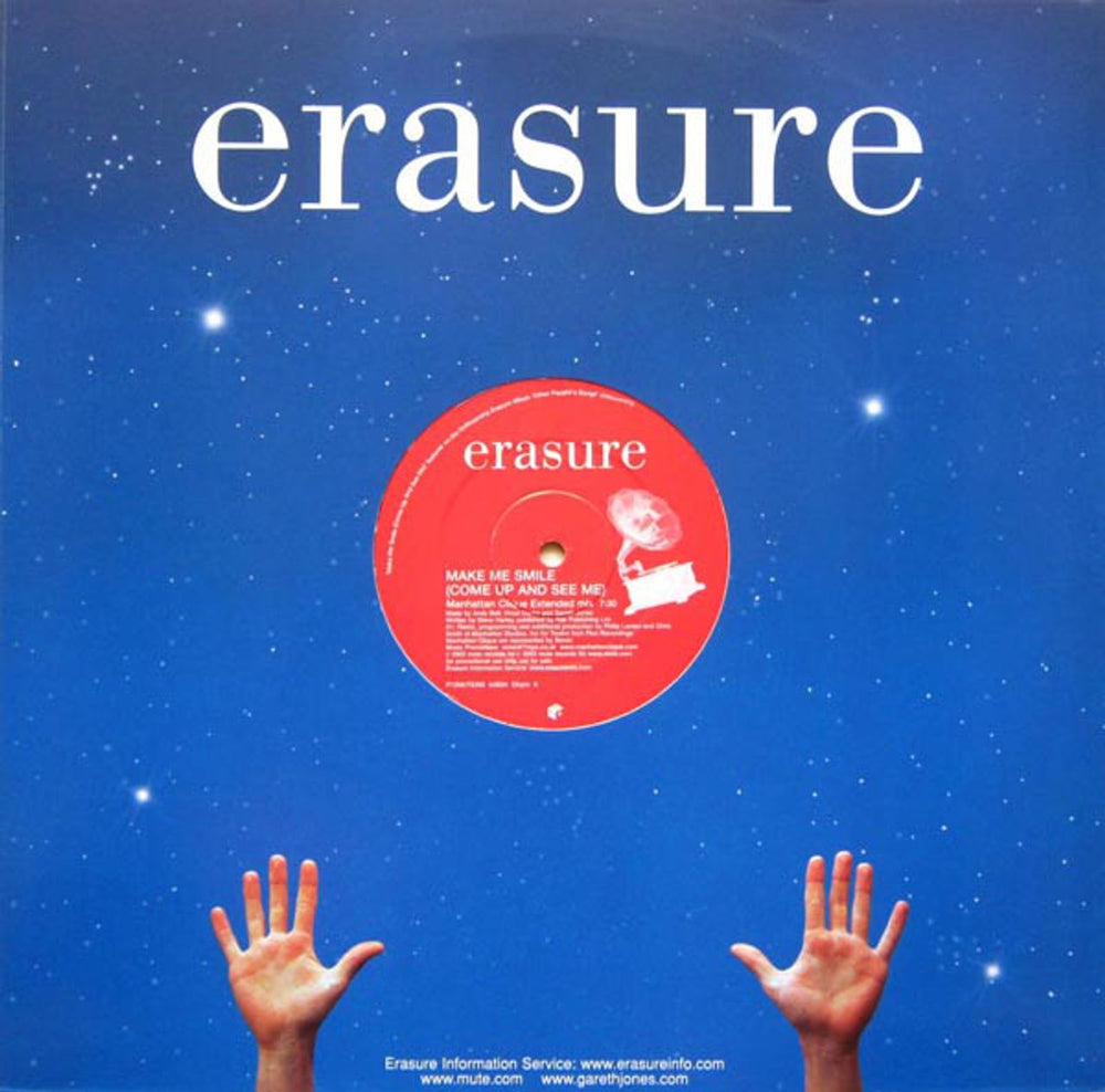 Erasure Make Me Smile (Come Up And See Me) UK Promo 12" vinyl single (12 inch record / Maxi-single) P12MUTE292