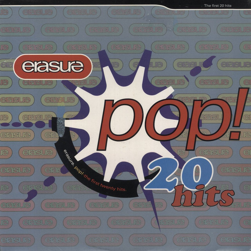 Erasure Pop! The First 20 Hits UK 2-LP vinyl record set (Double LP Album) MUTEL2