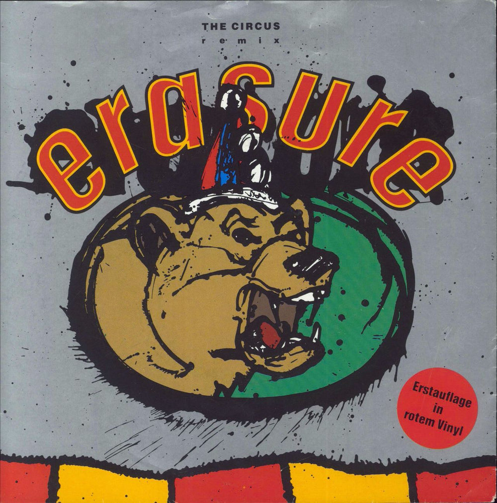 Erasure The Circus Remix - Red vinyl German 7" vinyl single (7 inch record / 45) INT111.852